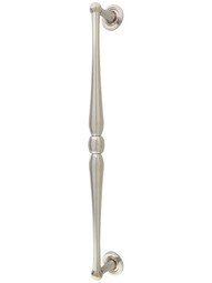 Atherton II Appliance Pull with Plain Footplates - 15 inch Center-to-Center in Polished Nickel.